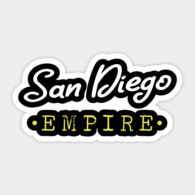 San Diego Empire Souvenir Sticker by skaterly